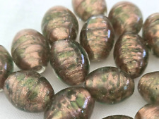 ,vintage,DECO,VENETIAN,?,GOLD DUST,ABSOLUTELY GORGEOUS BEADS,LOT,PINKS/GREENS picture