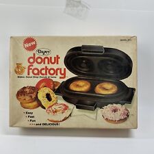 Vintage 1977 Dazey Donut Factory DF2 Maker in Original Box W/ Instructions picture