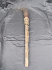 Batak Hand Carved Wooden Shaman's Magic Staff picture