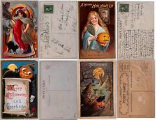 Lot of 33 Vintage Halloween Postcards picture
