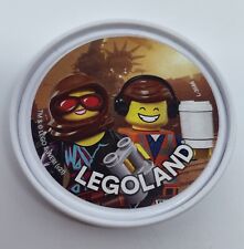 Official LEGOland California Merlin Pop Badge Rare WildStyle & Emmet LEGO Movie picture