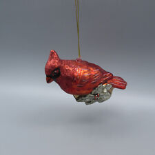 Katherines Collection -  RED CARDINAL - Glass Christmas Ornament picture