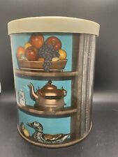 Vintage Procter & Gamble Decorative Coffee Can Tin Mid Century Good Condition picture