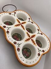 Temptations 2 Piece Bakeware Muffin Cupcake Set Wire Basket Fall Harvest picture