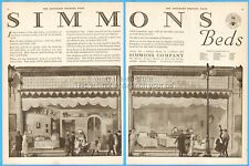 1917 Simmons Beds Kenosha WI Furniture Store Window Dressing San Francisco CA Ad picture