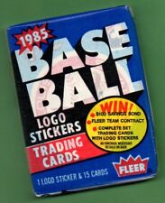 1985 Fleer Baseball Wax Pack Possible Clemens Puckett picture