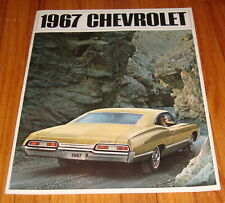 Original 1967 Chevrolet Full Size Car Sales Brochure Impala SS Caprice Bel Air picture