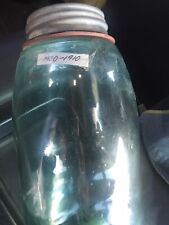 1/2 gal Very rare 1900-1910 green ball mason jar has factory bubbles in glass  picture