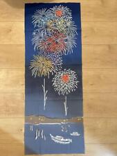 Japanese Tenugui Fireworks Enjoying The Cool Breeze picture