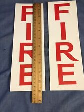 Fire Decals Stick On Pair Gamewell Fire Alarms Firefighter picture
