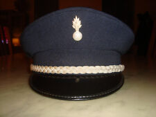 Vintage French Gendarme Police Hat Gray Size 55 picture