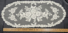 Lovely LACE Table Runner Doily with Roses picture