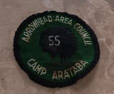 BOY SCOUT  CAMP ARATABA  1955   ARROWHEAD Area Council Green Black 3