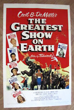 1-sheet, Greatest Show on Earth (1952) Eastwood, Stewart, Wilde, Hutton, Lamour picture