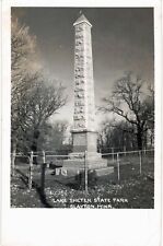 Lake Shelton State Park RPPC Monument 1950  Unused MN  picture