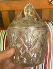 Vintage Victoria By Block Crystal Biscuit Barrel Cookie Jar Ice Bucket picture