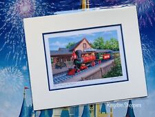 Disney Parks Roy O. Disney Train Engine #4 By Larry Dotson Print 8” x 10” picture