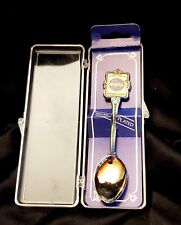 Vintage 1984 NASA Johnson Space Center Houston TX Silver Plated Souvenir Spoon picture