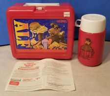 💥 1987 BRAND NEW ALF Lunchbox w/Thermos & Mfg. Paperwork Never Used 💥 picture