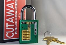 American Lock 1100 Cutaway Cutout Practice Padlock for Locksport or Display picture