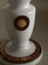 2 JUNO FINE PORCELAIN BY CASA ELITE ROUND CANDLE HOLDERS 4,2