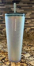 Starbucks Mermaid Tail Cold Iridescent Matte Tumbler 011120482 NWT  picture