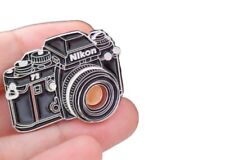 Brooch Pin Badges Metal Enamel Nikon F3 Camera Cartoon DIY Clothing Bag Gift picture