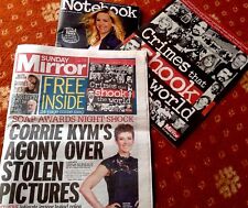 Newspaper Sunday mirror June 4th 2017 + 2 free magazines Jeremy corbyn Kym marsh picture