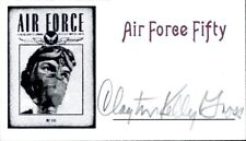 American Fighter Ace CLAYTON KELLY GROSS Souvenir Autograph Card picture