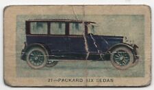 1920s Packard Six Sedan Automobile Card V60-2 Car Card Color NEILSON'S Chocolate picture