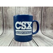 VTG Vintage CSX Transportation Train Mug Drinking Glass Cup picture