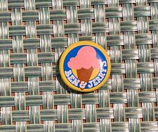 Vintage Ben & Jerry's Ice Cream Advertising 1 Inch Pin picture