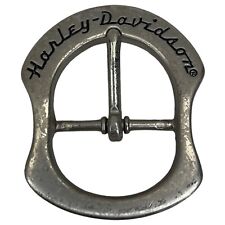 Harley Davidson Silver Belt Buckle Vintage picture