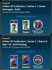 TOPPS MARVEL COLLECT X-MEN 97 COLLECTION SR SET 3RD PRINTING GOLD COMIC HOMAGES picture