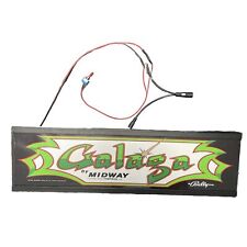 Custom Galaga Arcade 1up Light Up Marquee Sign W/Splitter & On/Off Switch picture