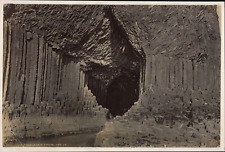 James Valentine, Scotland, Staffa Island, Fingal's Cave Vintage Albumen Pri picture