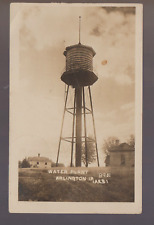 Arlington IOWA RPPC 1912 WATER TOWER nr Strawberry Point Oelwein Fayette ZERCHER picture