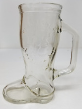 Bavarian Inn Lodge Frankenmuth Michigan Beer Boot Glass Souvenir Vintage picture