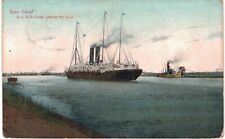 Suez Canal S S Oroyo 1910 Africa  picture