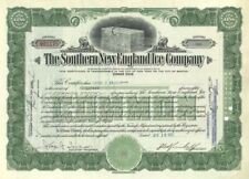 Southern New England Ice Co. - 1932 dated Ice Stock Certificate - General Stocks picture