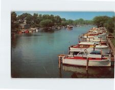 Postcard Small boat mooring base Kenosha Wisconsin USA picture