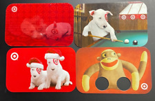 Target Lot of 4 Gift Cards No Value $0 Collectable picture