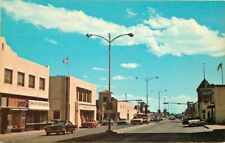 Carlsbad New Mexico Canal Street 1960s #1236 Schaaf autos Postcard 21-6509 picture