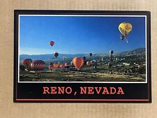 Postcard Reno NV Nevada Hot Air Balloons Vintage PC picture