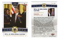 BILL & MELINDA GATES DECISION 2020 POLITICAL CARDS PRES MEDAL OF FREEDOM PMOF31 picture