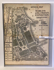 1893 WORLD’S COLUMBIAN EXPOSITION BUFFALO BILL RAILROADS MINES ART PIER +NEW MAP picture