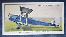 De Havilland  MOTH MAJOR   Original 1935 Vintage Illustrated Card AP5   picture