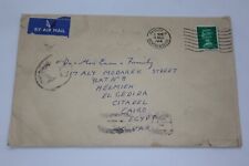 Vintage Handwritten Letter Historic Correspondence: Scotland to Egypt 1968 picture