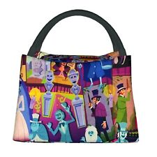 Disney Haunted Mansion Insulated Lunch Bag Graveyard Happy Haunts Colorful NEW picture