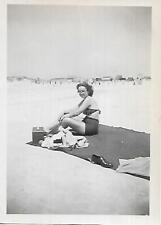 SUMMER DAY Vintage SMALL FOUND FAMILY PHOTO Original PHOTOGRAPHY b+w 311 55 A picture